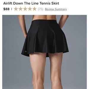 Airlift Down the Line Tennis Skirt